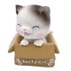 thumbnail image 2 of Asintiendo con Cabeza Moviendo Cabeza Muñeca Bobbing Animal Modelo de Mascota Juguetes Coche Decoración Automática CUTICAT Resina que sacude la muñeca principal, 2 of 7