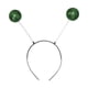 thumbnail image 1 of Diadema alienígena con purpurina gruesa, diadema marciana para cosplay. verde, 1 of 3