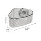 thumbnail image 3 of Organizador de esquina de fregadero con ventosa | Plástico transparente, soporte de esponja de drenaje rápido, montaje fuerte extraíble, multiusos para cocina o baño, almacenamiento que ahorra, 3 of 4