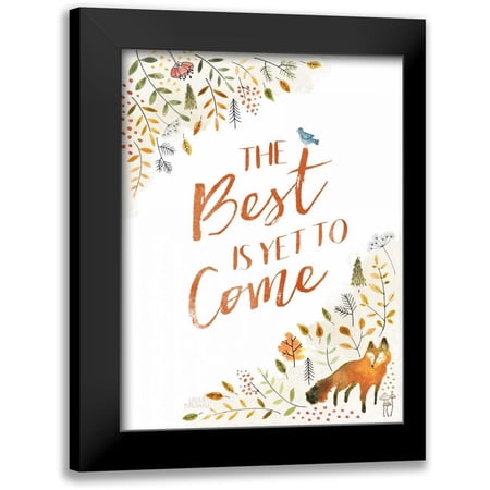 Marshall, Laura 12x14 Black Modern Framed Museum Art Print Titled - Woodland Whimsy V