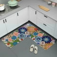 thumbnail image 4 of Boho Kitchen Mat 2 PCS Cushioned Anti-Fatigue Kitchen Rugs Non Slip Memory Foam Kitchen Mats and Rugs Farmhouse Kitchen Comfort Floor Mats for Home & Office, 18 x 48 + 18 x 30, Bohemian, 4 of 6