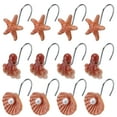 thumbnail image 3 of FITNATE 12PCS Beach Shower Curtain Hooks Rings Resin for Bathroom Decorative, 3 of 6
