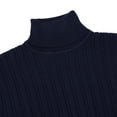 thumbnail image 5 of Mens Turtleneck Sweaters Long Sleeve Slim Fit Ribbed Knit Thermal Pullover Sweater, 5 of 9