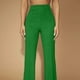 thumbnail image 1 of Pantalones de cintura alta para mujer, elegantes pantalones acampanados para uso diario, pantalones casuales ajustados y elásticos para mujer, 1 of 6