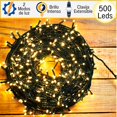 thumbnail image 2 of Luces navideñas DOSYU 8 Metros 500 LEDs Blanco CÁLIDO, 2 of 6