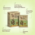 thumbnail image 5 of Nisha Nature Mate Natural Henna Hair Dye Color, Permanent Brown Hair Dye, 100% Grey Coverage, Dark Brown, 2.12 oz, 5 of 10