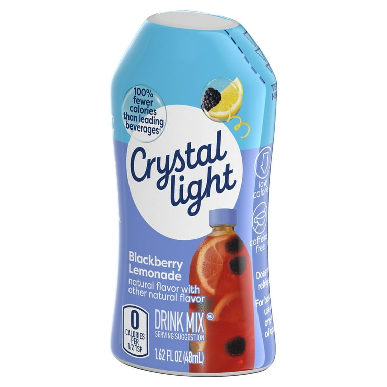 Crystal Light Liquid - Blackberry Lemonade Flavored Water Enhancer, 1.62 fl oz Bottle - Walmart.com Crystal Light Liquid - Blackberry Lemonade Flavored Water Enhancer, 1.62 fl oz Bottle - Walmart.com