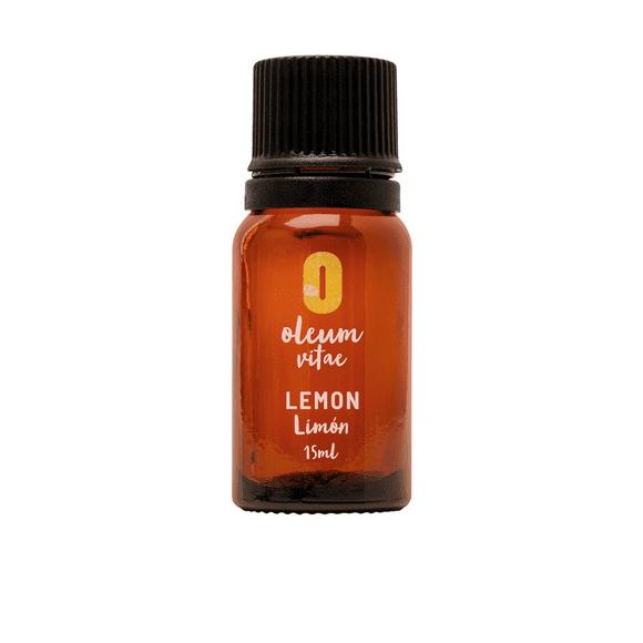 Aceite Esencial De Limón OLEUM VITAE 100% Puro Y Orgánico 15ml