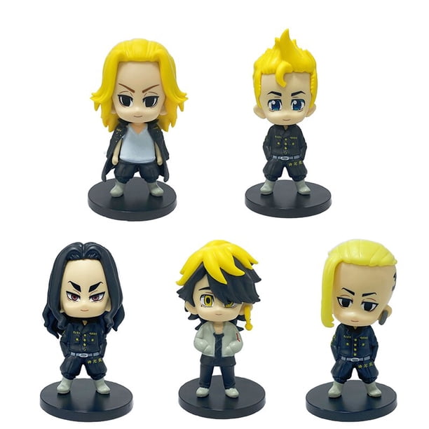 Figura de acción de los vengadores de Tokio de 18cm, figura de acción de Draken, Hanagaki Takemichi/Baji Keisuke/Manjiro Sano/Matsuno Chifuyu, juguete Gong Bohan LED