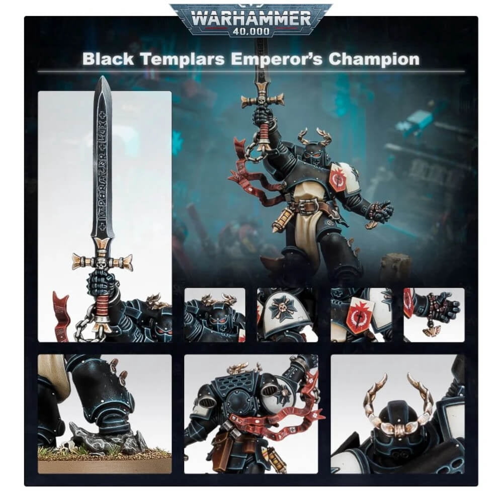 GW 40k Black Templars Emperor's Champion