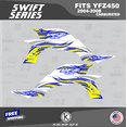 thumbnail image 2 of Kalair GFX Graphics Kit for Yamaha ATV YFZ 450 Carburator (2004-2008) Swift Series, 2 of 5
