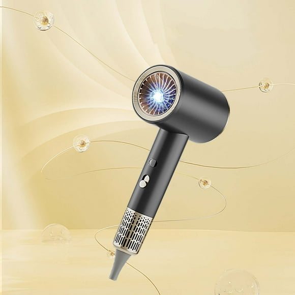 EQWLJWE Hair Dryer,1800 W High-Speed Brushless Motor Negative Ionic Blow Dryer for Fast Drying, Low-Noise Hair Dryer 3 Mode Thermo-Control Hair Dryer with Nozzle