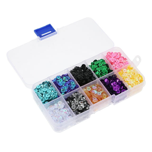 Unbranded Decorative Scale Sequins for Clothes, Iridescent Craft Decorations and Nail Art Embellishments