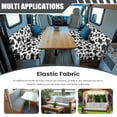 thumbnail image 3 of Jeiento Cow Print RV Dinette Cushion Covers Booth Set RV Couch Cushion Cover 2 Pack Camper Cushion Slipcover Stylish Furniture Protector for RV Camper RV Accessory Decor, 3 of 7
