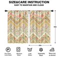 thumbnail image 2 of Blackout Kids Curtains,Pioneer Flower Floral Print Pattern Childrens Insulated Curtains Set Of 2,Bedroom Essentials,Toddler Room Decor 42"x63", 2 of 5