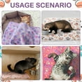 thumbnail image 3 of 1 Pack 4 Dog Blanket, Soft Puppy Blankets Fleece Flannel Throw Dog Blankets, Warm Pet Blankets for Cat & Small Dogs(23" x16"), 3 of 9