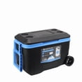 thumbnail image 3 of Hielera Hartplas Everest Adventure 52Qt con Ruedas | 80 Latas, 5 Días de Hielo, Color Negro/Azul, 3 of 4