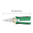 thumbnail image 3 of Electrical Tools Wire Stripping Pliers with Voltage Test and Measurement Function for Cutting Pulling Scraping Pressing Wires, 3 of 7
