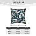 thumbnail image 2 of KLL Lilies Flowers Decorative Throw Pillow Covers Velvet Soft for Couch Sofa Bedroom Living Room Outdoor (No pillow core)- 20"x20", 2 of 5