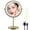 Brushed Gold, variant on MATEPROX 8" Lighted Makeup Mirror with Stand, 1X 10X Magnifying Mirror Double Side, Detachable Table Top Vanity Mirror- Brushed Gold