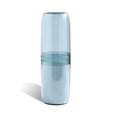 thumbnail image 3 of Estuche de cepillo de dientes Portátil Pasta de dientes Contenedor Polvo a prueba de polvo Plástico Diario Uso Diario Sencillo Holder Holder College Senderismo Tres tazas - Azul Speravity HA028212-04, 3 of 6