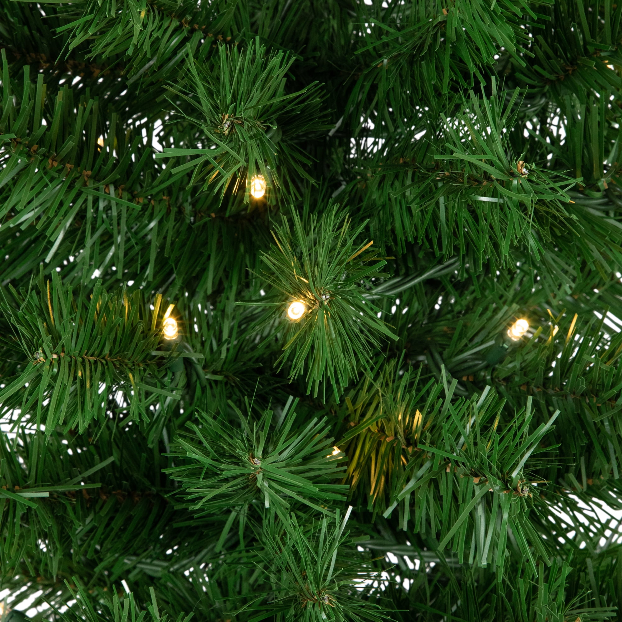 Northlight 7' Pre-Lit Artificial Pine Christmas Cross - Warm White LED Lights