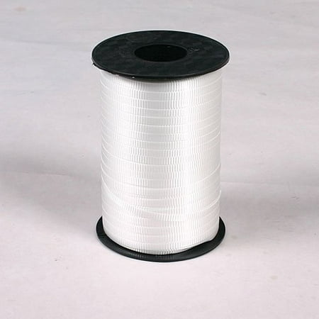 Decorating Ribbon - Decorating Curling Ribbon White 500 Ydroll