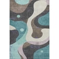 thumbnail image 2 of Addison Rugs Mayfield Premium Machine Washable Transitional Swirls Teal Rectangle Rug, 10' x 14', 2 of 6