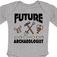 thumbnail image 4 of Inktastic Historian Future Archaeologist Boys or Girls Long Sleeve Baby Bodysuit, 4 of 5