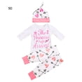 thumbnail image 2 of Qarigey Abrigo de bebé, conjunto infantil, mono, pantalones, conjunto de mameluco, mano de obra fina, aspecto bonito, flexible al tacto, conjuntos de ropa Rosa 90cm, 2 of 6