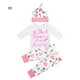 thumbnail image 2 of Sonducket Abrigo de bebé, conjunto infantil, mono, pantalones, conjunto de mameluco, mano de obra fina, aspecto bonito, flexible al tacto, conjuntos de ropa Rosa 90cm, 2 of 6