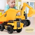 thumbnail image 2 of Vehicle Model Hand-eye Coordination Non-Fading Plastic Excavator Toy Vehicle Model for Children, 2 of 10