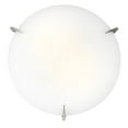 thumbnail image 2 of Access Lighting 20662-BS-OPL Zenon 3 Light Flush Mount - Brushed Steel, 2 of 3