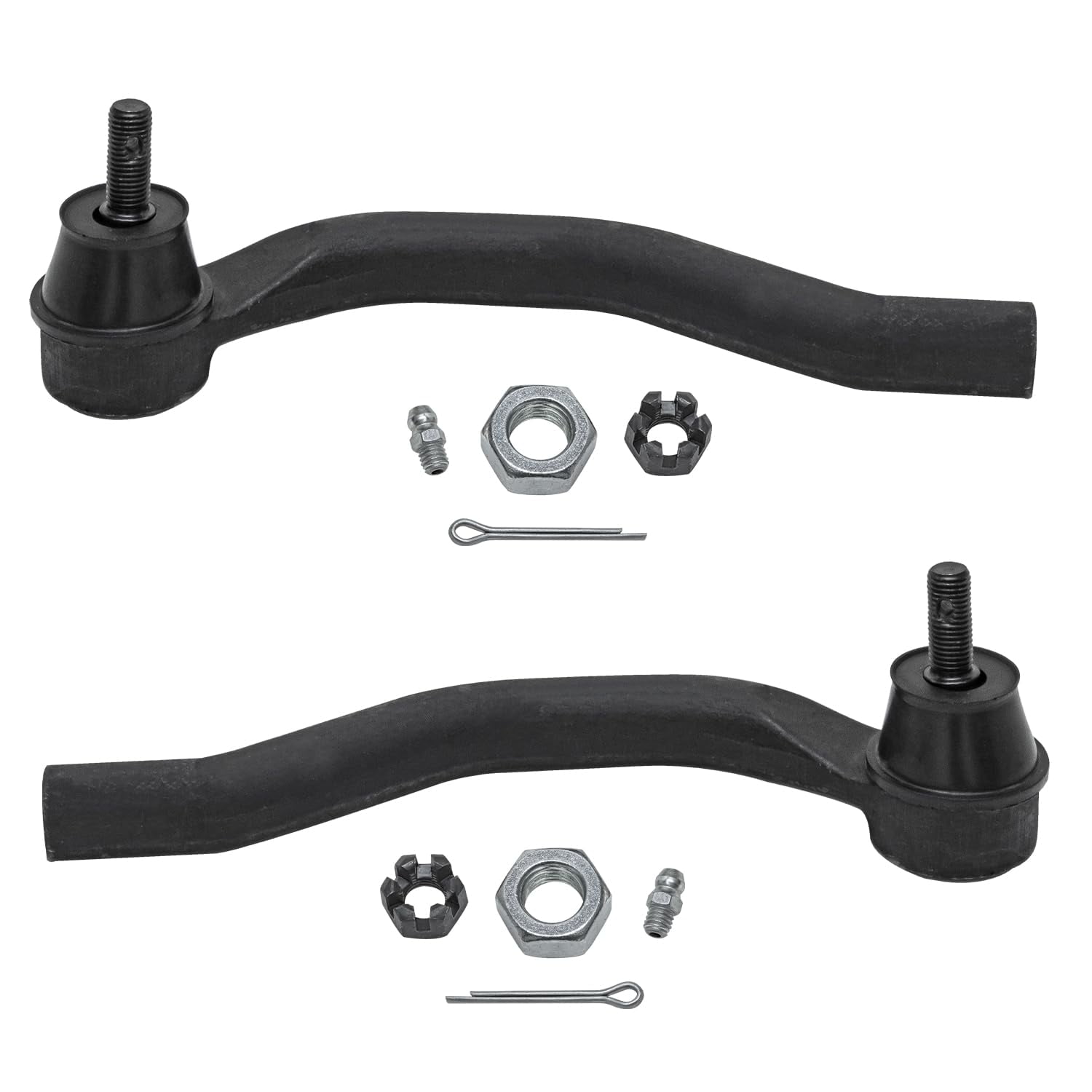 Detroit Axle - Front 12pc Suspension Kit for 2003-2007 Honda Accord, 2004-2008 Acura TSX 2005 2006, 4 Control Arms 2 Ball Joints 4 Outer Inner Tie Rods 2 Sway Bars Replacement