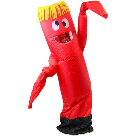 ToyHub Creations Inflatable Costume Tube Dancer Wacky Waiving Arm Flailing Halloween Costume Adult