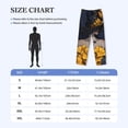thumbnail image 4 of Kdxio Elegant Lady With Hat Pattern Men's Pajama Pants, Elastic Waist with Drawstring and Pockets, Comfortable Loungewear-Small, 4 of 6