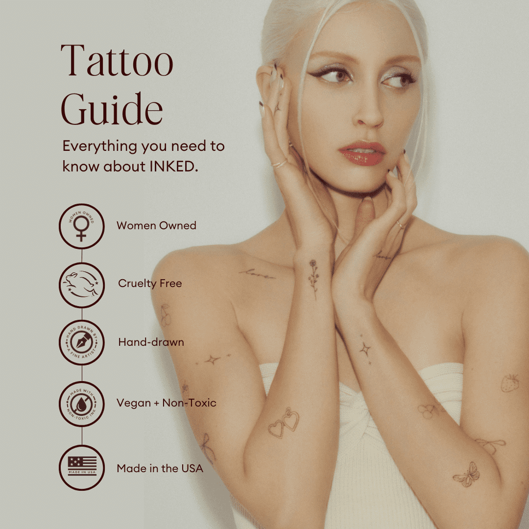 Inked by Dani Temporary Tattoo and Vitamin B12 Wellness Pack