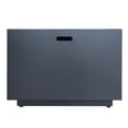 thumbnail image 2 of Dark Grey Iron Propane Fire Pit - 31" Square Gas Fire Table with Side Tank, 2 of 7
