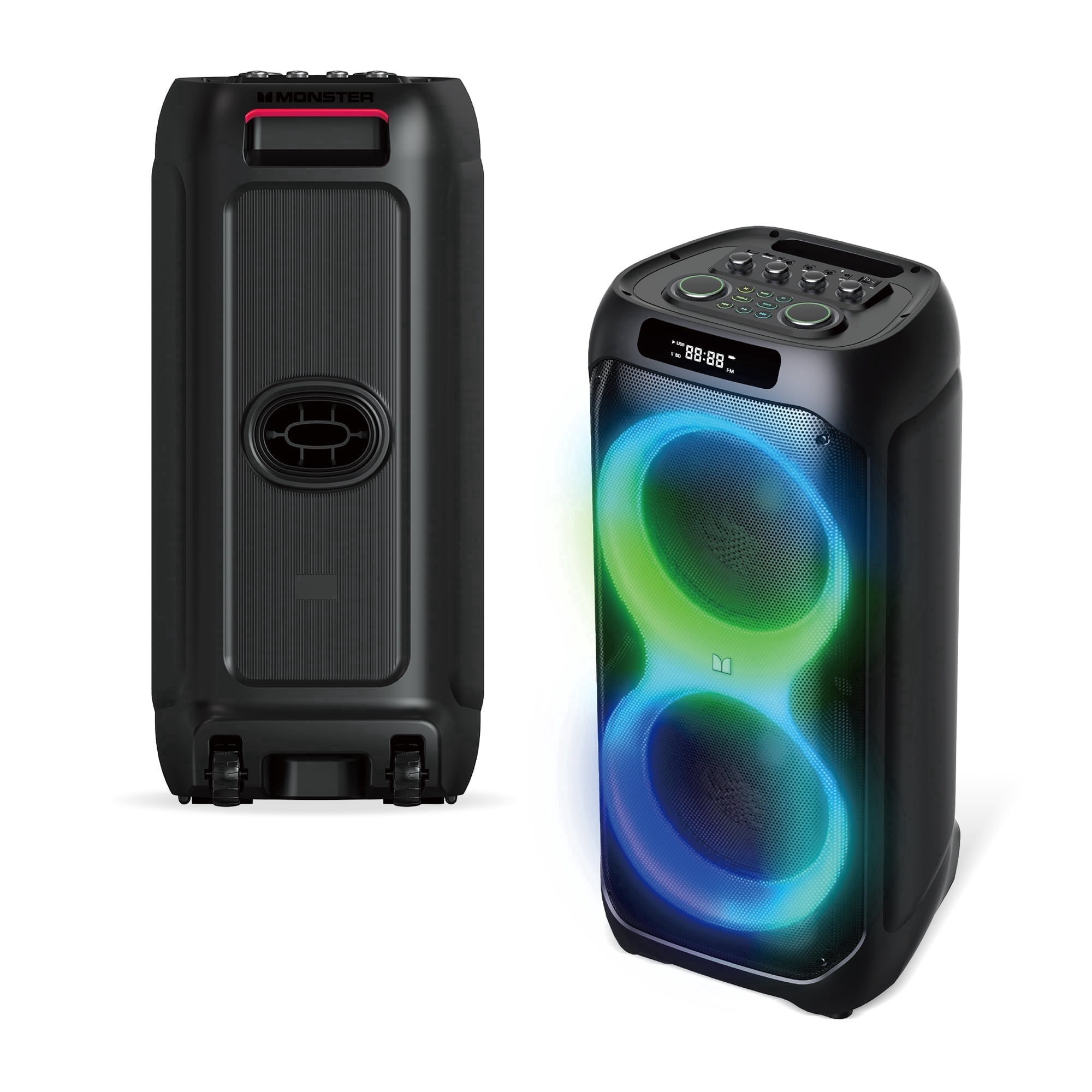 Monster Party Flux Portable Bluetooth Speaker, Black photo 8