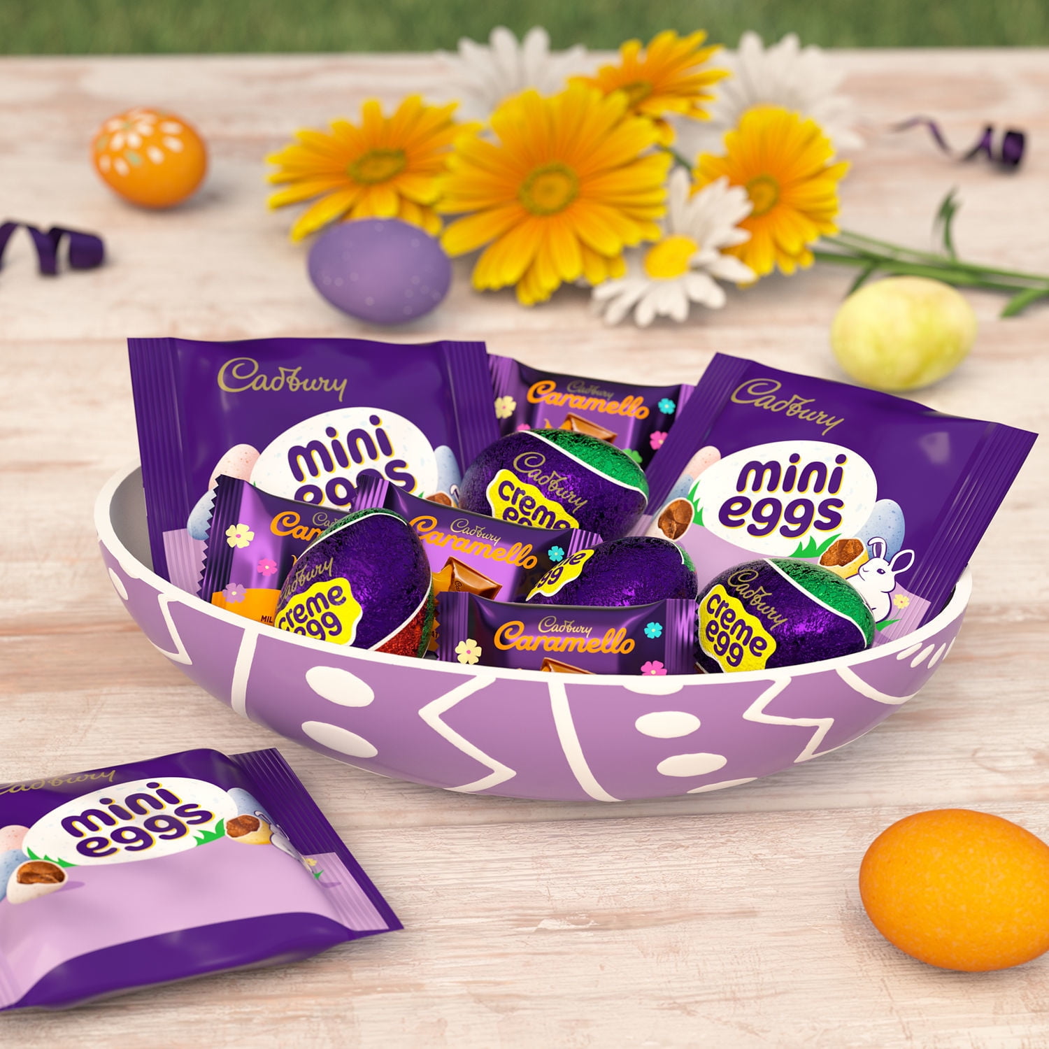 Cadbury Assorted Chocolate Easter Candy, Variety Bag 16.3 oz, 43 Pieces