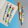 thumbnail image 3 of Ballpoint Pen Multi-purpose Gift Stationery Cartoon Santa Claus Xmas Tree Deer Colorful Pen for Kids, 3 of 8