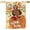 Multicolor, variant on JANI Thanksgiving Pumpkin Turkey House Flag 28 x 40 Inch Double Sided Burlap Fall Autumn Welcome Garden Flag Holiday Seasonal Yard Outdoor Outside Decoration
