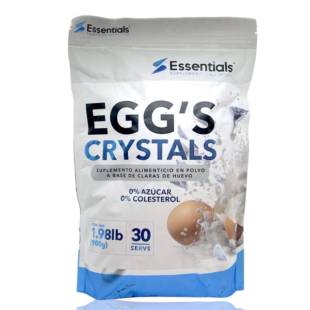 Proteína Claras de Huevo Egg´s Crystals Vainilla 30 serv Essentials
