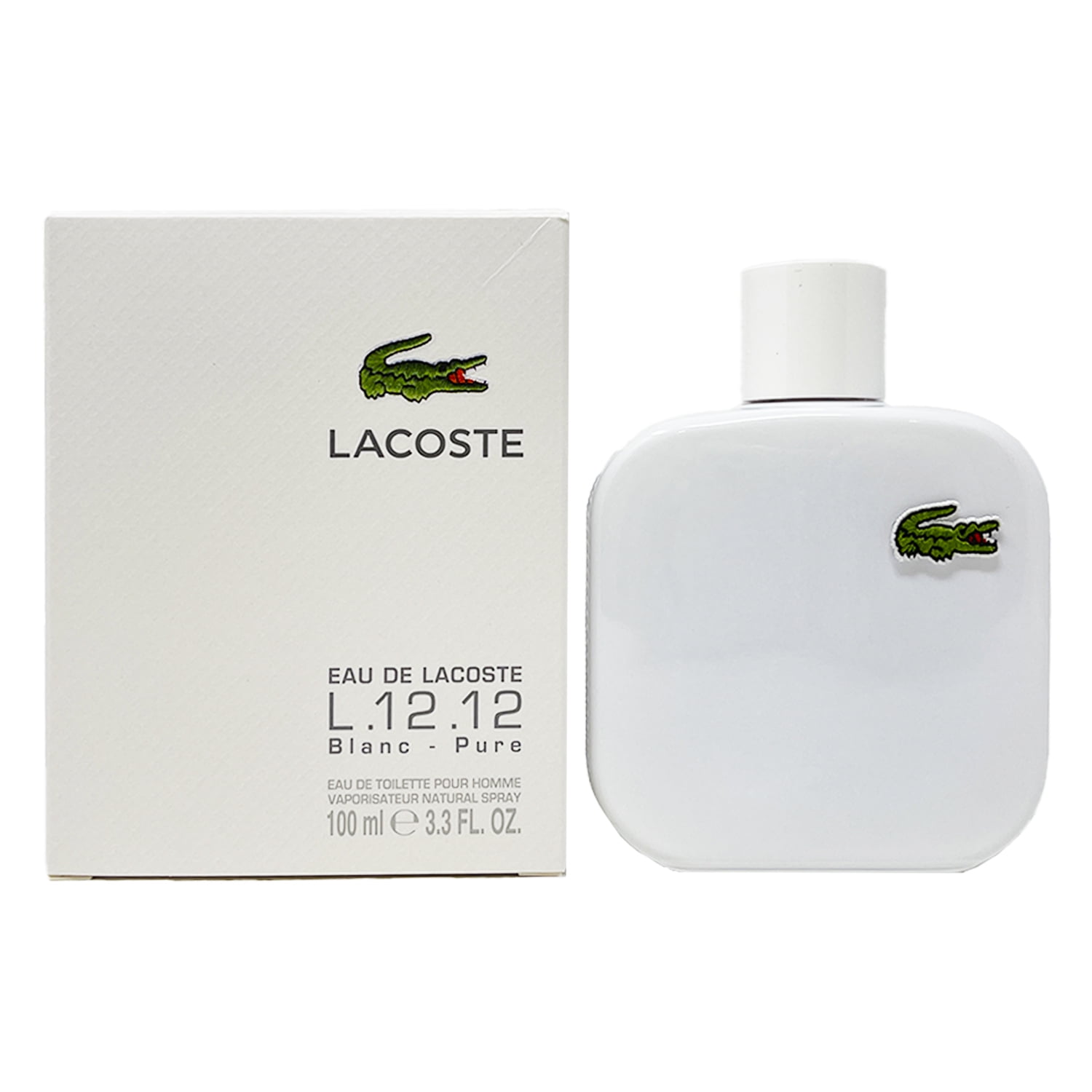 Pakistaans Stevig Nylon Eau De Lacoste L.12.12 Blanc-Pure By Lacoste EDT For Men 3.3 oz / 100 ml  *Sealed* - Walmart.com