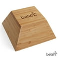 thumbnail image 5 of Belari 6.25" Bamboo Eco Friendly Reusable Bowl Set - Square Bamboo Bowls - Wood Dinnerware, 5 of 5