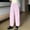 Pink(New), variant on PNTUTB Ladies' Summer Thin Casual and Comfortable Ice Silk Side Pocket Wide Lazy Haren Pants Long Pants