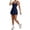 Dark Blue, variant on FYEGRE Women Pleated Tennis Dress with Shorts Adjustable Strap Golf Dresses Athletic Workout Skort Women's Backless Casual Dress Black S