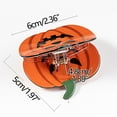 thumbnail image 4 of Halloween Decorations, Halloween Hair Clip Acrylic Pumpkin Hair Claw Ponytail Women Holiday Party Gifts Hair Accessories Dress up, B, 4 of 7