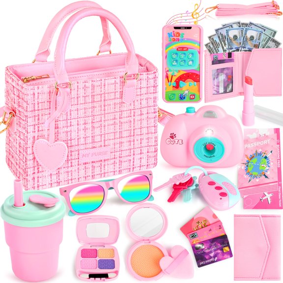 Monedero Toy INNOCHEER para niñas pequeñas con maquillaje simulado de 3 a 8 años