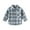 Z1 Blue, variant on Boys Shirt Toddler Plaid Print Long Sleeve Lapel Neck Tops Comfortable Leisure Autumn Kids Daily Wear Beige Size 18-24 Months